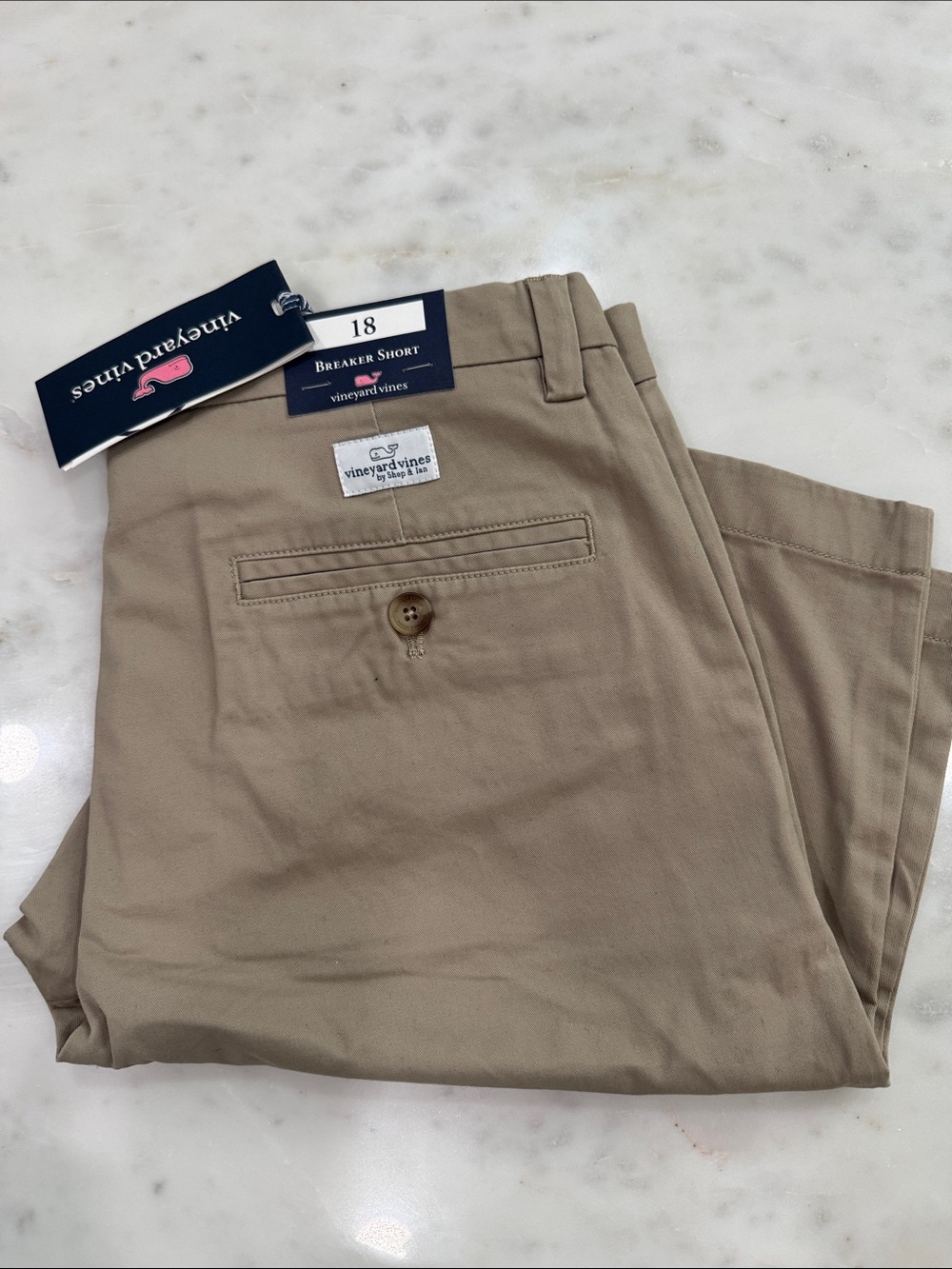 Vineyard Vines Boys Breaker Short - Tan